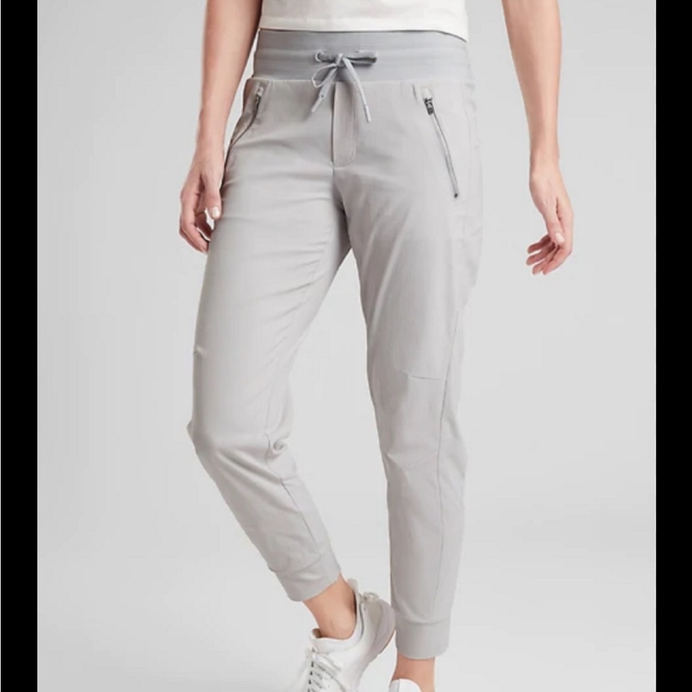 Athleta silver techie joggers